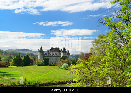 Inveraray Castle, Argyll and Bute, Scotland, Great Britain, United Kingdom Stock Photo