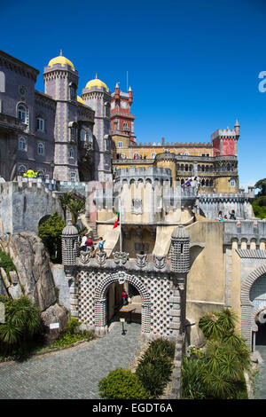 Palacio Nacional da Pena (Pena National Palace), Sintra, Estremadura, Portugal Stock Photo