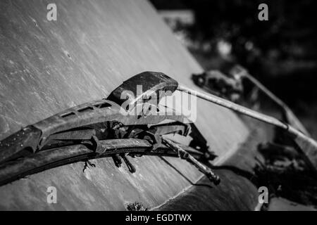 old vintage windscreen wiper Stock Photo - Alamy