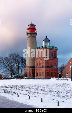 Lighthouses, Cape Arkona, Island of Ruegen, Mecklenburg-Western Pomerania, Germany Stock Photo