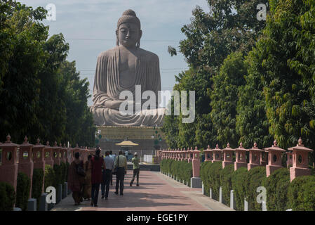 The Great Buddha Statue, Bodhgaya Stock Photo