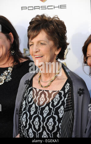 LOS ANGELES, CA - JANUARY 16, 2014: Philomena Lee at the 19th Annual Critics' Choice Awards at The Barker Hangar, Santa Monica Airport. Stock Photo