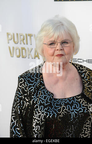 LOS ANGELES, CA - JANUARY 16, 2014: June Squibb at the 19th Annual Critics' Choice Awards at The Barker Hangar, Santa Monica Airport. Stock Photo