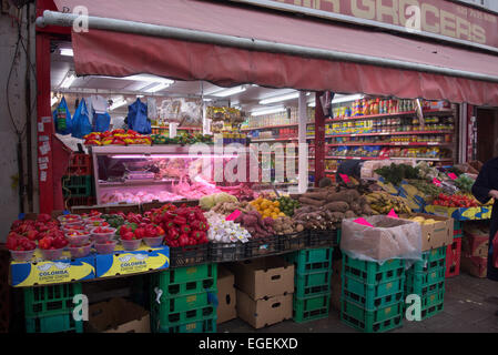 A wide selection of vegetables for sale in Peckham, South London Stock Photo