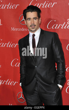 PALM SPRINGS, CA - JANUARY 4, 2014: Colin Farrell at the 2014 Palm Springs International Film Festival Awards gala at the Palm Springs Convention Centre. Stock Photo