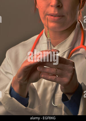 Symbol photo: syringe, injection. Stock Photo