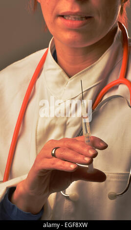 Symbol photo: syringe, injection. Stock Photo