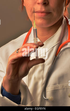 Symbol photo: syringe, injection. Stock Photo