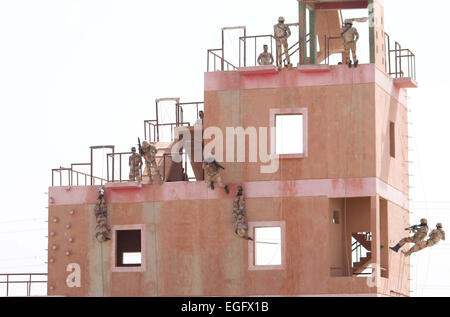 Sindh Rangers special commandos are showing their skilled efforts ...