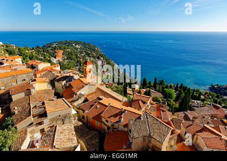 Over Roquebrune french riviera France Stock Photo - Alamy