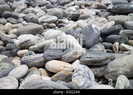 pebbles on the beach Stock Photo