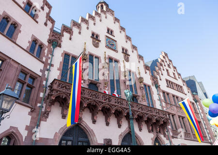 Old Town Hall, Römer, Frankfurt, Germany Stock Photo