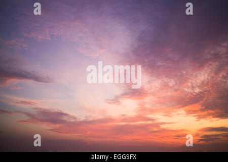sunset sky Stock Photo