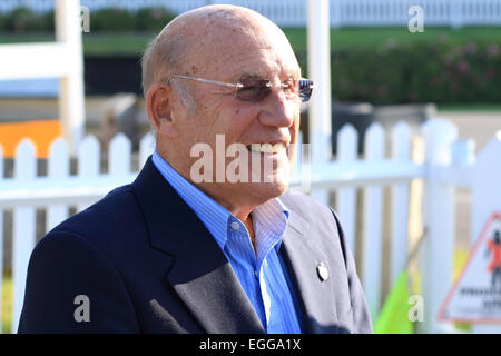 Sir Stirling Moss / Goodwood Revival / Goodwood / West Sussex / UK Stock Photo