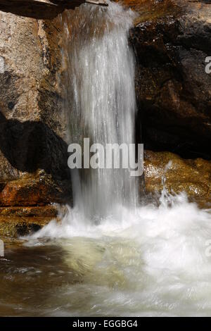 Waterfall in Thailand on Koh Samui photographed closeup Stock Photo