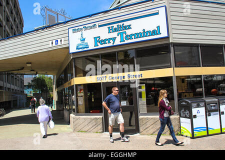 The Halifax Ferry Terminal. June 11, 2012. Stock Photo