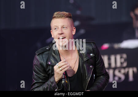 Leeds Festival 2014 at Bramham Park - Day 1 - Performances Featuring: Macklemore Where: Leeds, United Kingdom When: 22 Aug 2014 Stock Photo