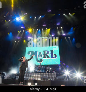 Leeds Festival 2014 at Bramham Park - Day 1 - Performances Featuring: Macklemore Where: Leeds, United Kingdom When: 22 Aug 2014 Stock Photo