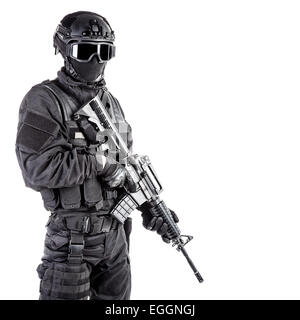 Spec ops police officer SWAT Stock Photo