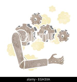 cartoon robotic arm Stock Vector