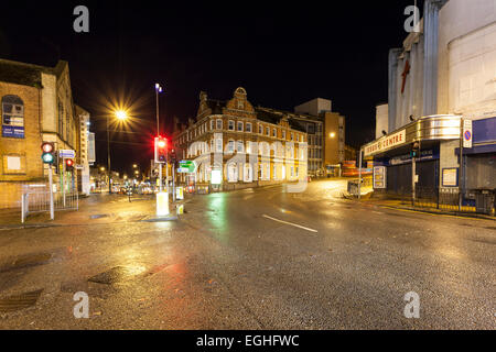 Radio Northampton Broadcasting House early hours of the morning Stock Photo