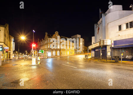 Radio Northampton Broadcasting House early hours of the morning Stock Photo