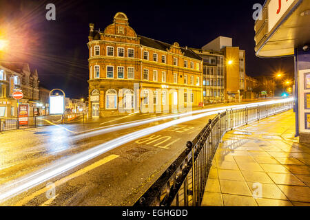 Radio Northampton Broadcasting House early hours of the morning Stock Photo