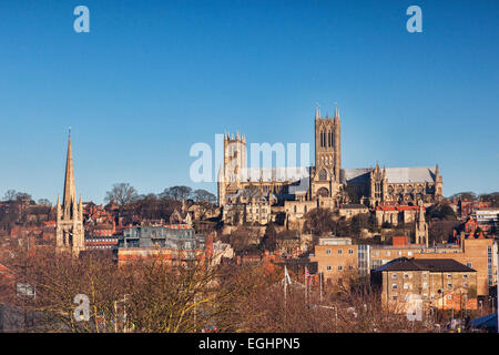 Lincoln Cathedral, Lincolnshire, England, UK. Stock Photo