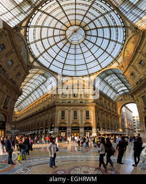 Inside the Vittorio Emanuele II Gallery at Milan City Italy - Louis Vuitton  and Savini Shops Editorial Stock Image - Image of emanuele, european:  120580184