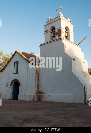 Iglesia de San Pedro, San Pedro de Atacama, Atacama Desert, El Norte Grande, Chile Stock Photo