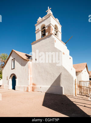 Iglesia de San Pedro, San Pedro de Atacama, Atacama Desert, El Norte Grande, Chile Stock Photo