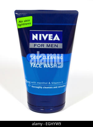 Nivea for Men Deep Cleaning Face Wash Stock Photo