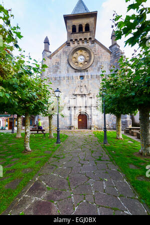 Church in a village. Stock Photo