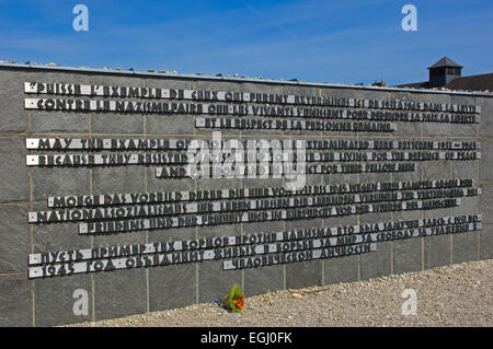 Dachau, Concentration Camp, Memorial Site, Bavaria, Germany, Europe. Stock Photo