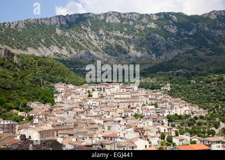 civita village, pollino national park, sila, calabria, italy, europe Stock Photo