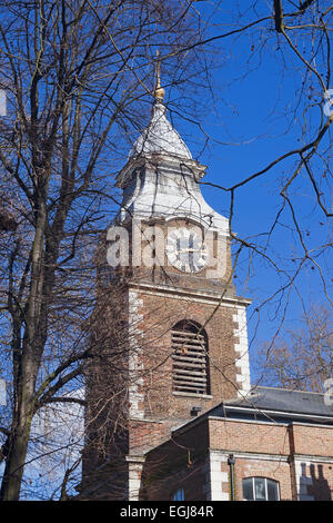 Weather vane on top of tower of St. John's church, Scandrett