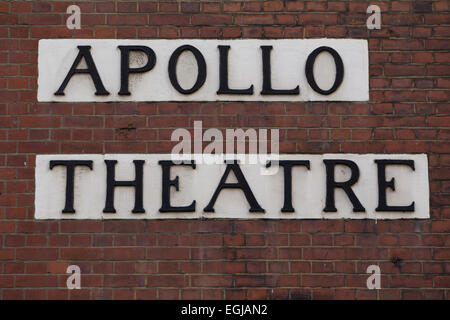 Apollo Theatre, Shaftesbury Avenue, Soho, London, England, UK Stock Photo