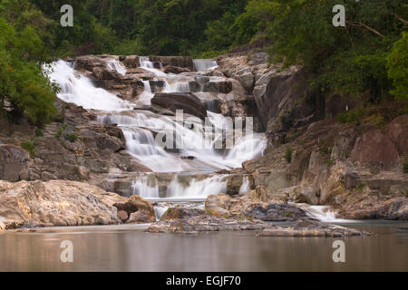Ba Ho Waterfall, Nha Trang, Vietnam, Asia, South East Asia Stock Photo