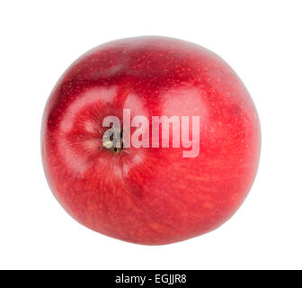 Single red apple isolated on white background Stock Photo
