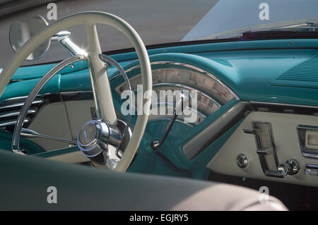 Detail of a 1956 Mercury Montclair Stock Photo