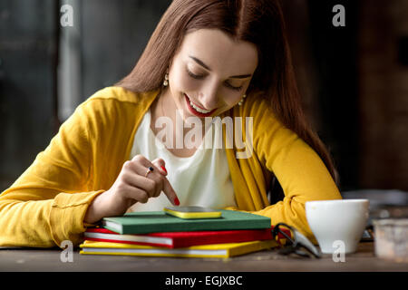 Woman using smart phone Stock Photo