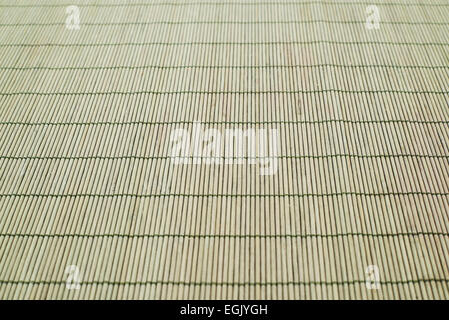 Bamboo straw background mat Stock Photo