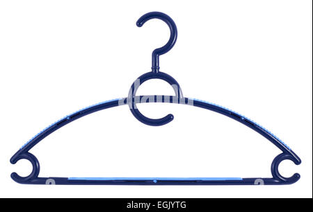 Clothes coat hanger isolated Stock Photo