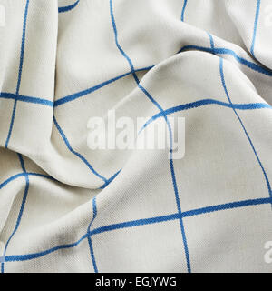 Creased tablecloth cloth Stock Photo