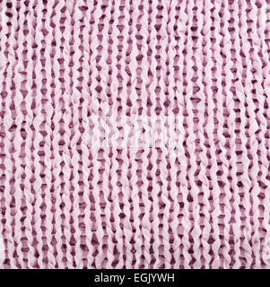 Knitted pink cloth fragment Stock Photo