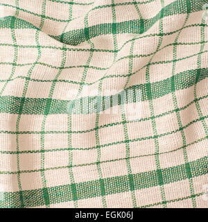 Checkered fragment of cloth Stock Photo