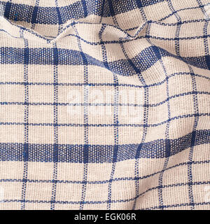 Checkered fragment of cloth Stock Photo