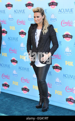 LOS ANGELES, CA - AUGUST 11, 2013: Demi Lovato at the 2013 Teen Choice Awards at the Gibson Amphitheatre, Universal City, Hollywood. Stock Photo