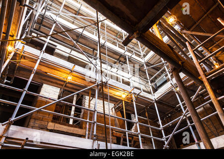 Sunbridge Wells, subterranean tunnel system,  Millergate, Bradford, West Yorkshire, UK. An underground development Stock Photo