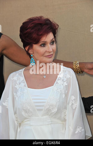 LOS ANGELES, CA - JULY 29, 2013: Sharon Osbourne at the CBS 2013 Summer Stars Party in Beverly Hills. Stock Photo